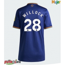 Camiseta Newcastle United Joe Willock #28 Tercera Equipación para mujer 2025-26 manga corta